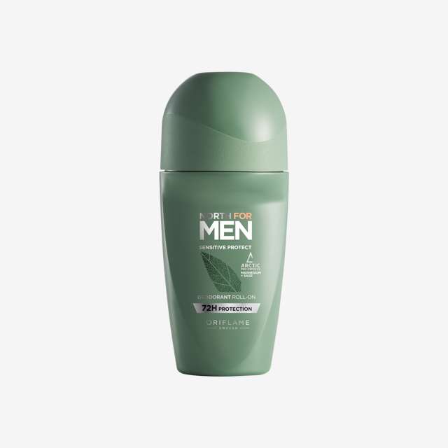 مام مردانه NORTH FOR MEN Sensitive Protect Deodorant Roll-On