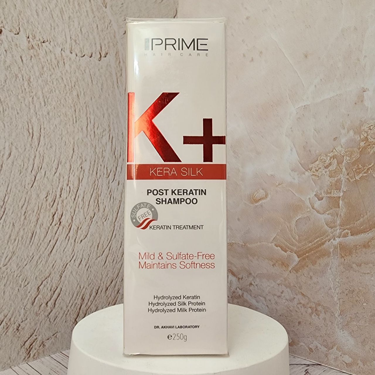 شامپو K+ موهای کراتینه شده 250 میل پرایم